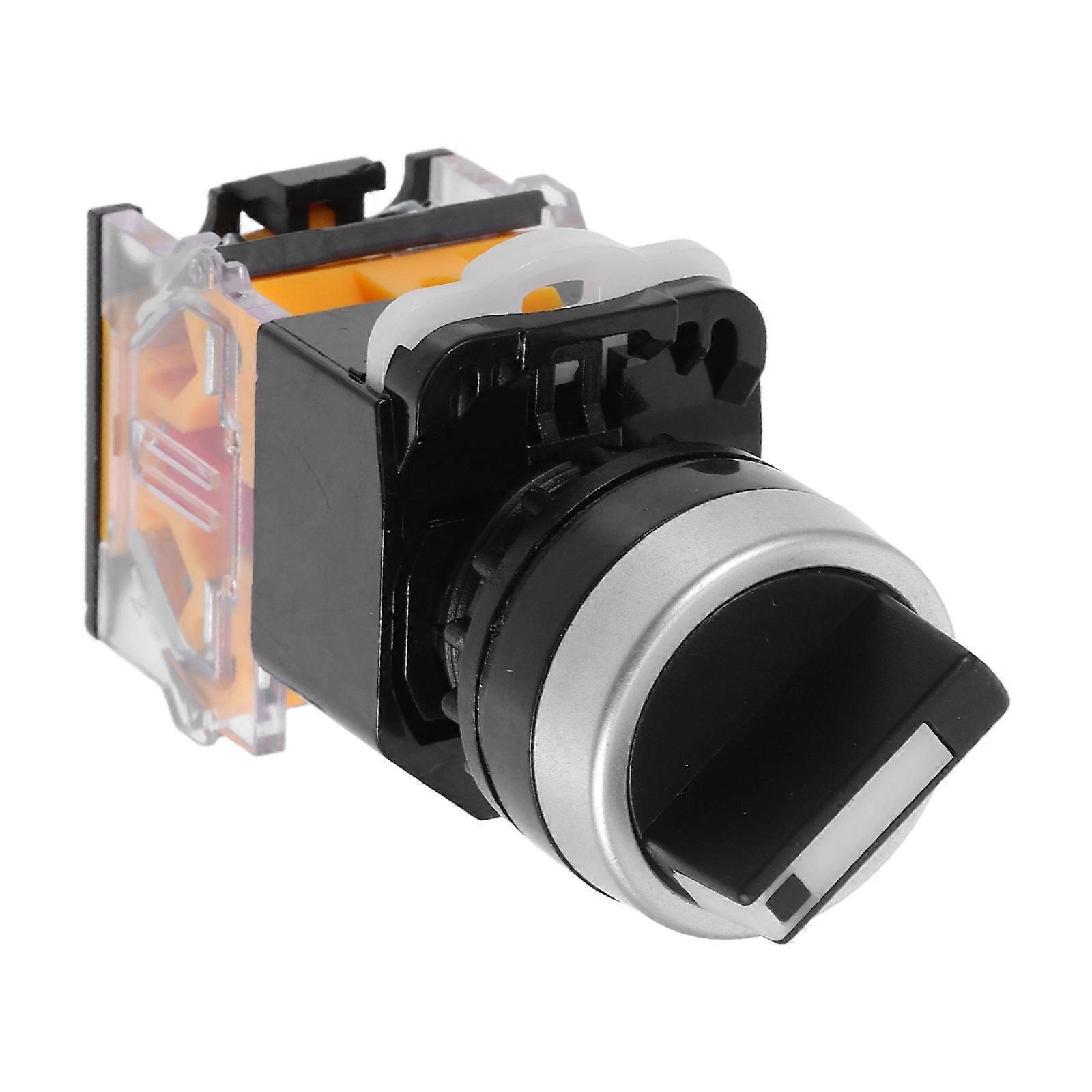 Rotary 2-Position Selector Switch for Electrical Equipment with Self Locking