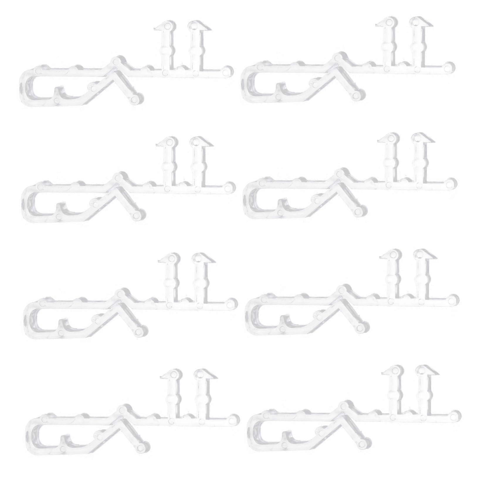 8pcs Vertical Blind Valance Clips No Drill Installation for Secure Window Blind Replacement