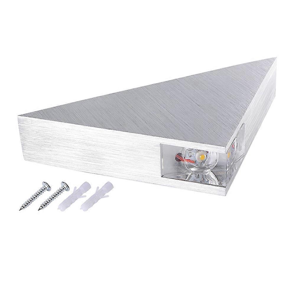 Modern Wall Sconce 3W LED Triangle Aluminum Light for Hallway 2Pcs