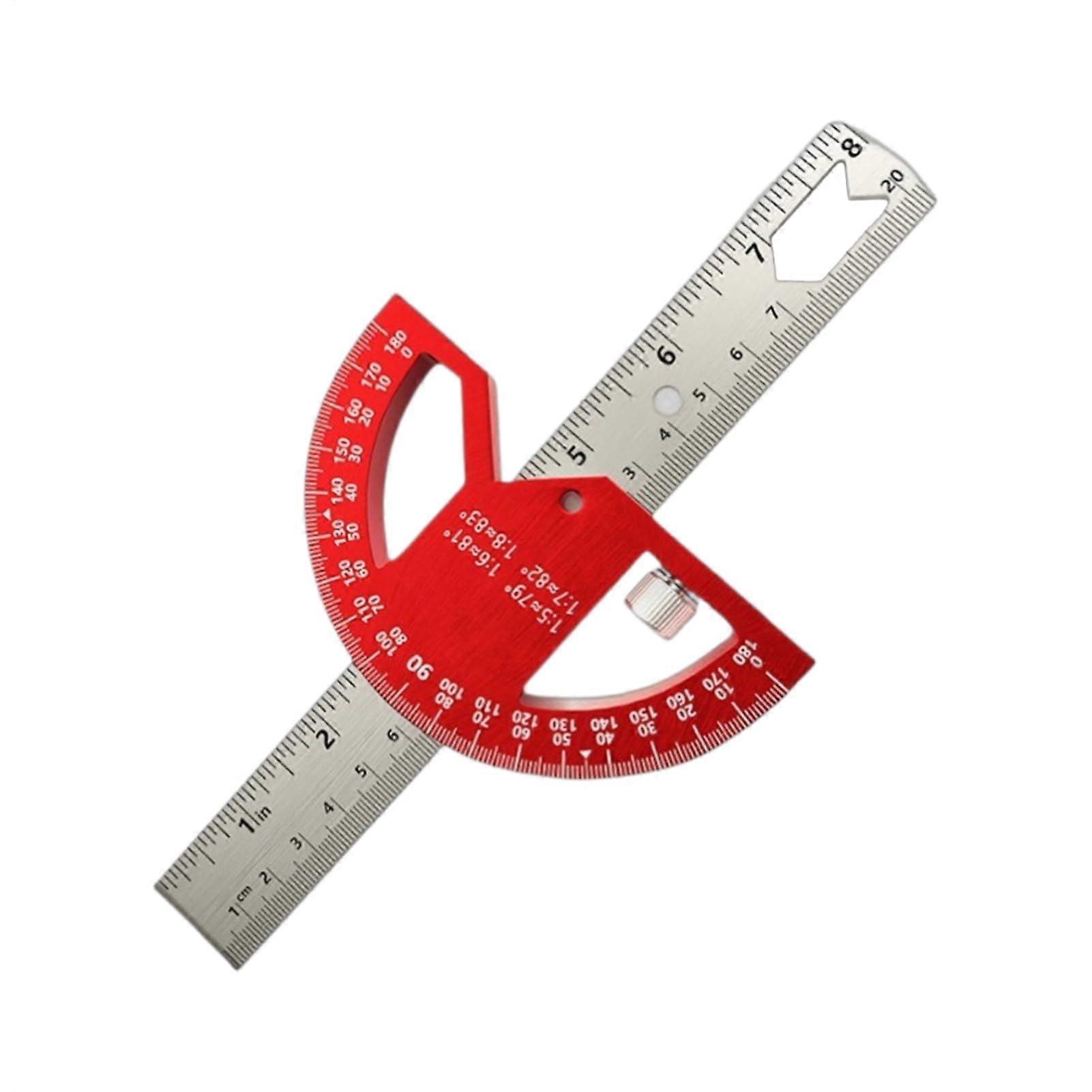Digital Angle Finder Protractor with Magnetic Stainless Steel Ruler for Precision Woodworking 8in