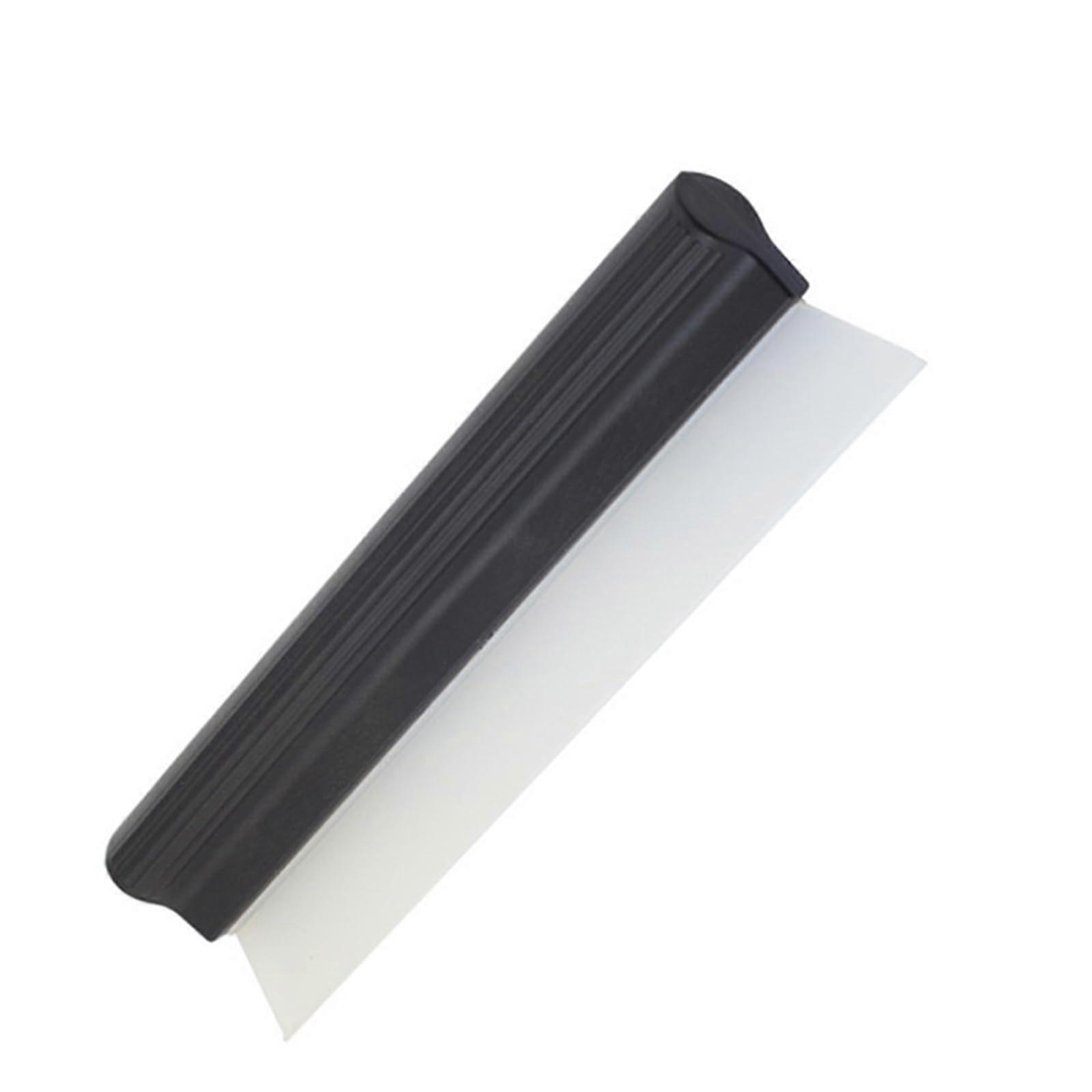 Car Window Squeegee with Ergonomic Grip for Efficient Water Removal, Silicone Windshield Scraper Black