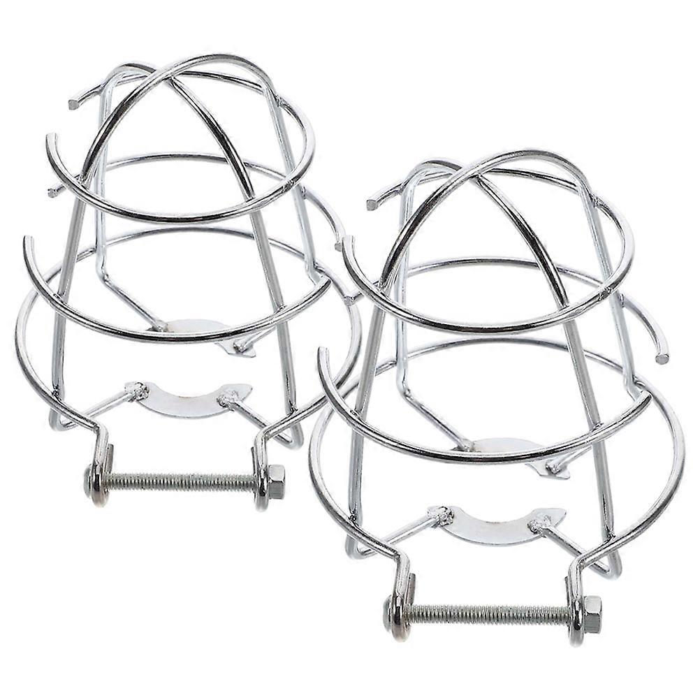 Fire Sprinkler Protector Sprinkler Head Cover for 4Pcs Silver Metal