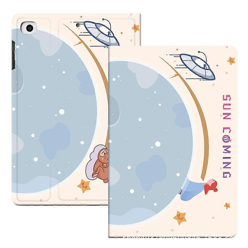 Capa elegante para iPad Air 1/Air 2/9.7, cor Earth Layer Dormency, com detalhes em polegadas.