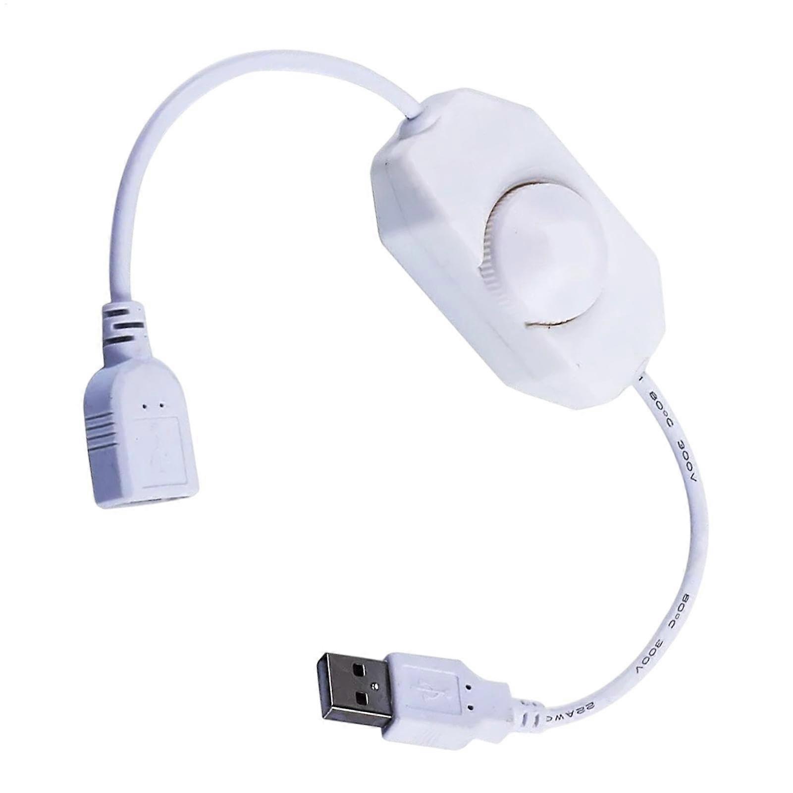 LED Strip Light Dimmer with Manual Touch Knob, USB LED Light Controller for Brightness Adjustment