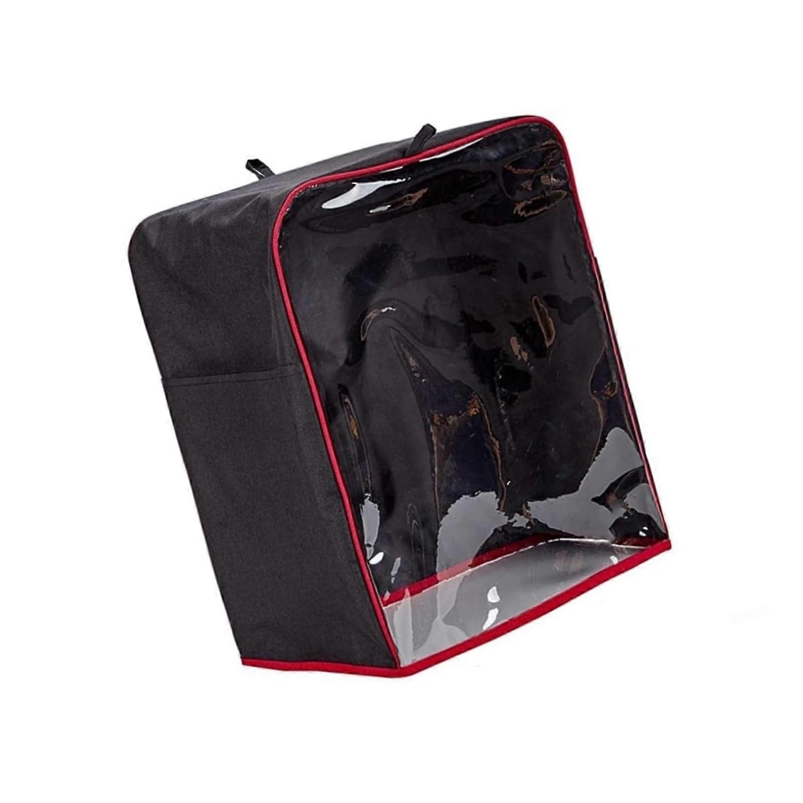 Clear View Stand Mixer Cover with Dustproof Storage and Removable Hard Bottom Pad