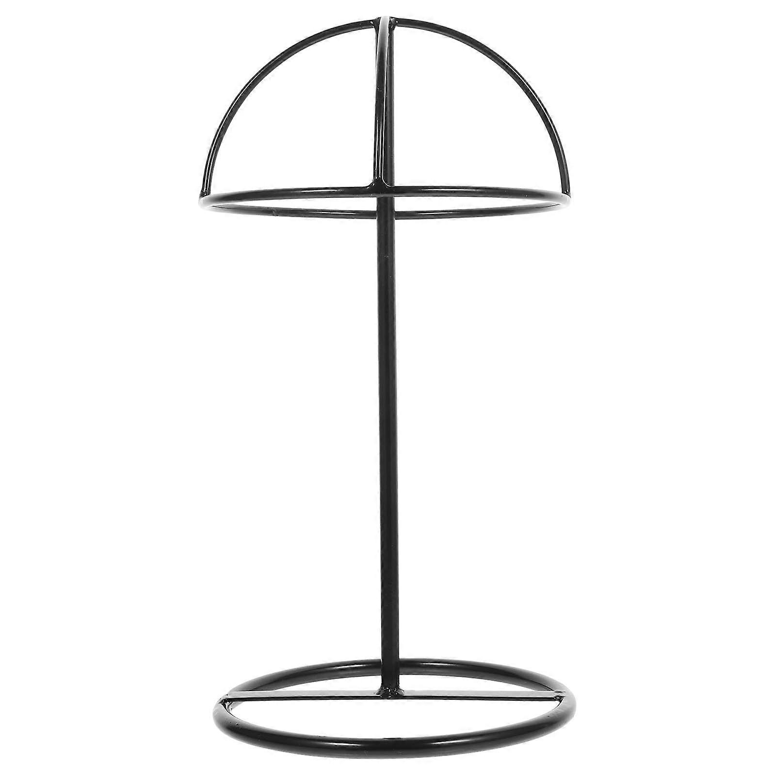 Hat Display Rack Black Cap Showcasing Stand for Storage 3Pcs for Shops