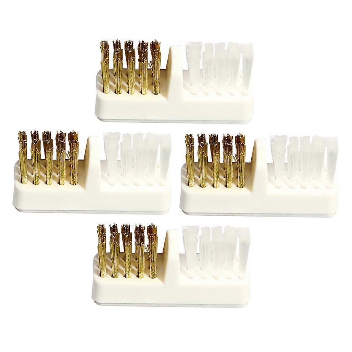 4pcs Nail Drill Cleaning Brush Set for Effective Dust Removal and Versatile Bit Care