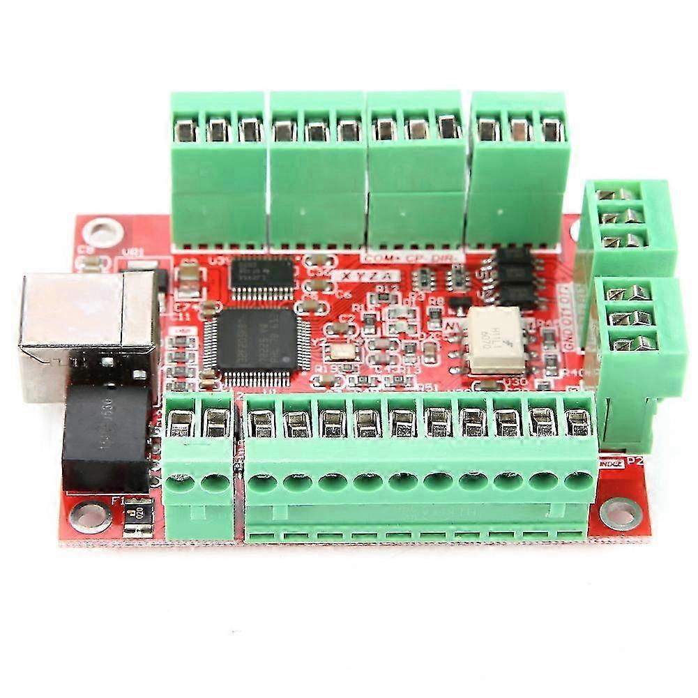 4 Axis CNC Controller MACH3 USB Interface Board Card for Stepper Motor 26-27s