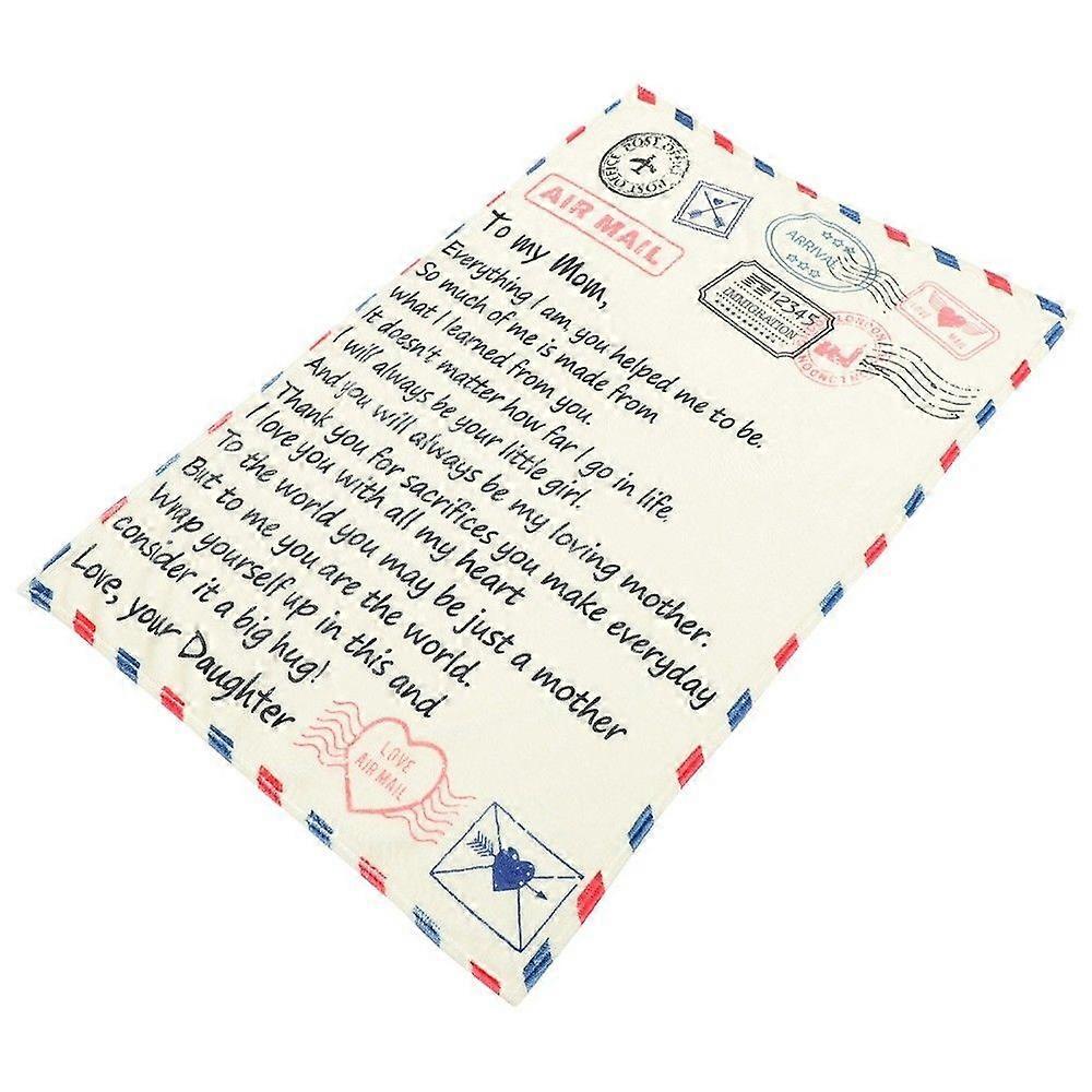 To Multifunctiona Envelope Pattern Blanket Travel Blanket Office Nap BlanketGH400