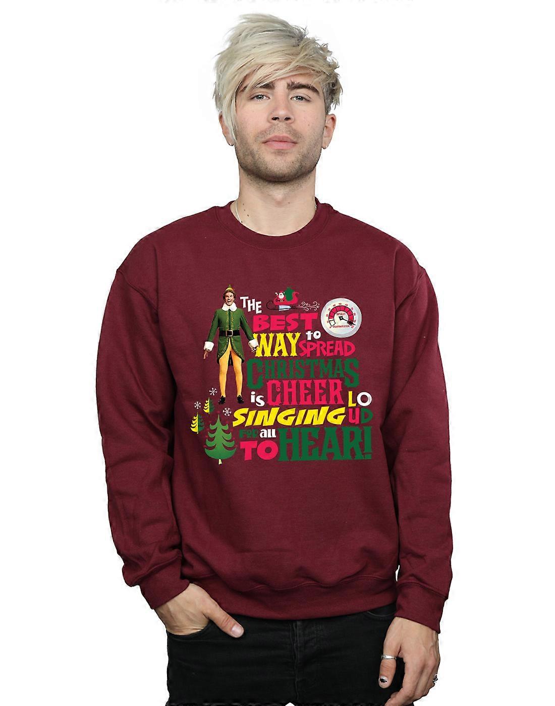 Elf miesten joulua Cheer svetaripaita