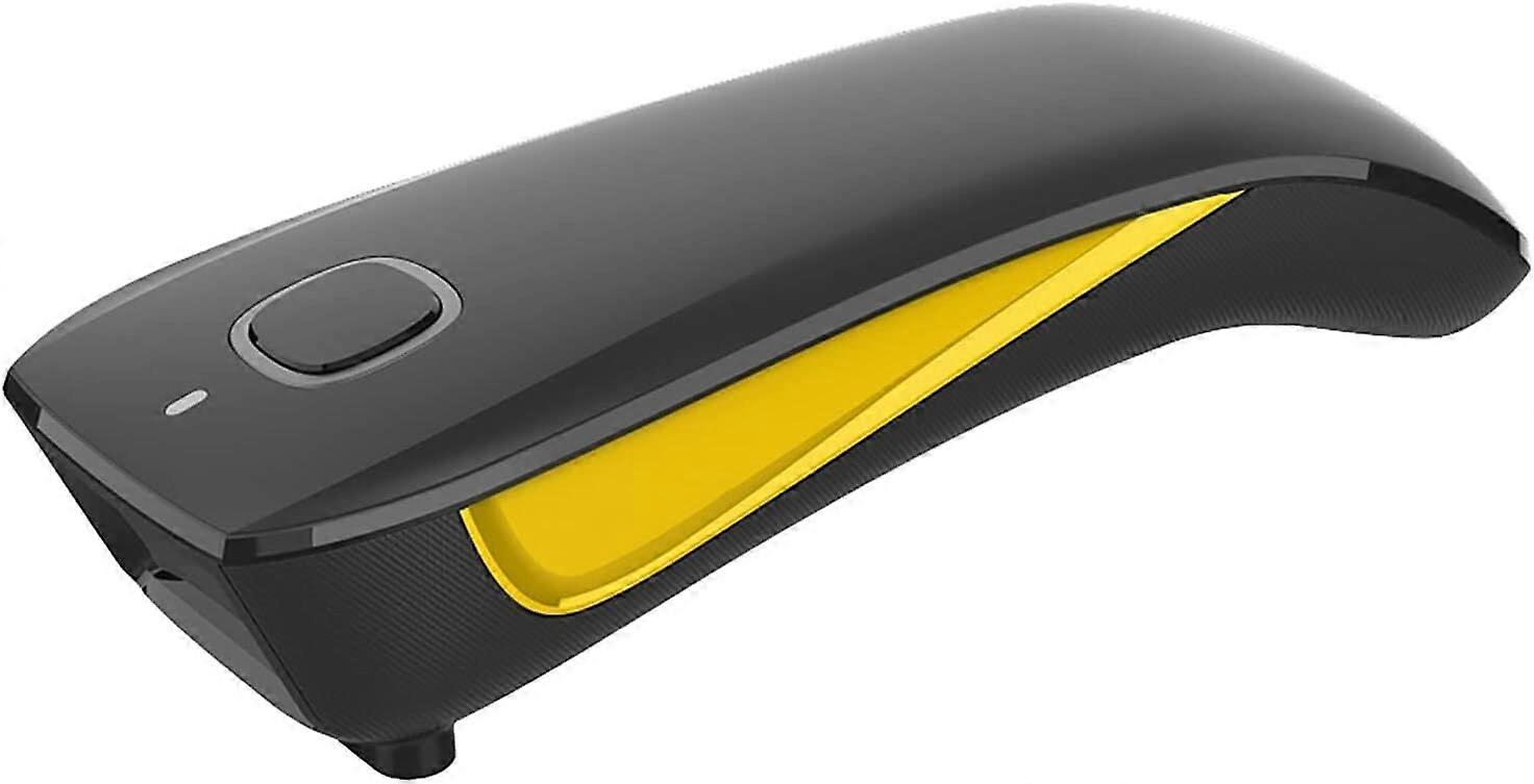 Bluetooth Barcode Scanner 2D Wireless QR Code Reader Pocket Handheld Yellow with AutoScan Function