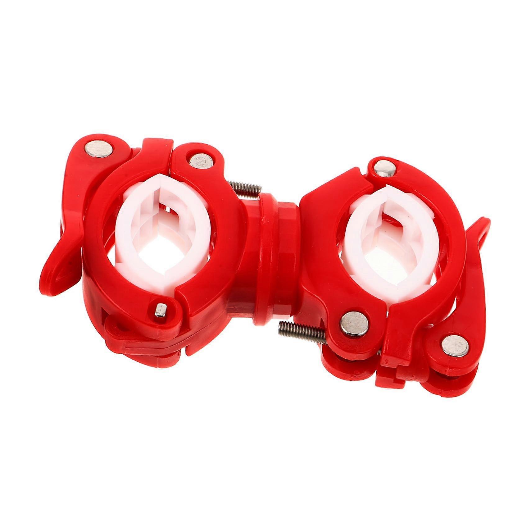 Bike Flashlight Mount with Dual QuickRelease, Lightweight Durable Handlebar Holder for Cycling