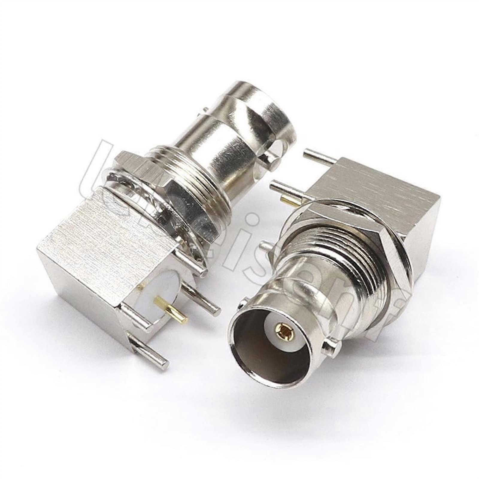 FourPin BNC Socket Copper Female Panel Mount Connector for Secure Signal Connection Soldering