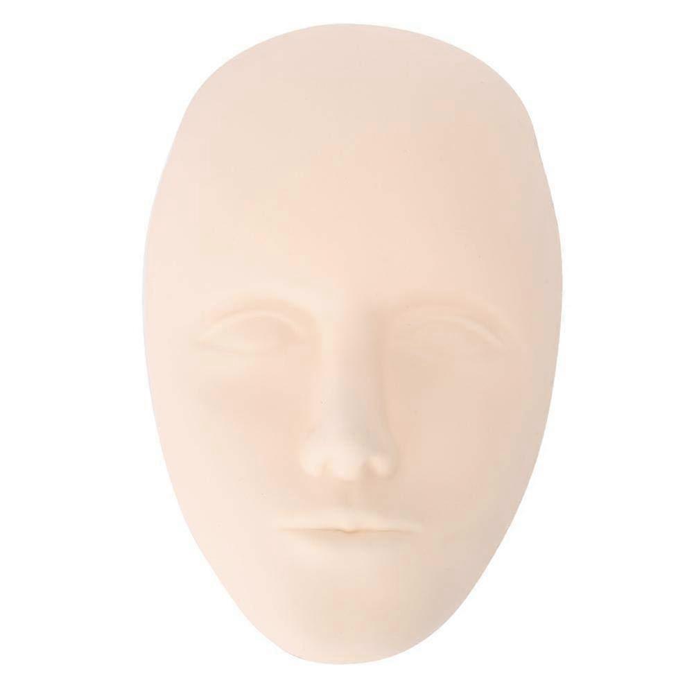Tattoo Practice Skin with Realistic Texture, Reusable Mannequin Head for Microblading and Lip Training