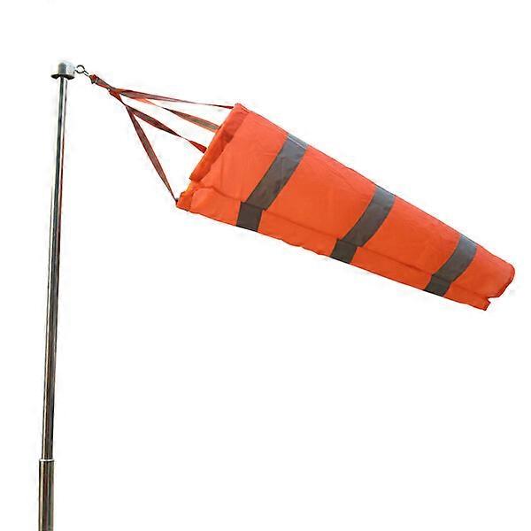 Wind Sock, Lightweight and Durable, 0.8m Orange, Garden Decoration Wind Sock