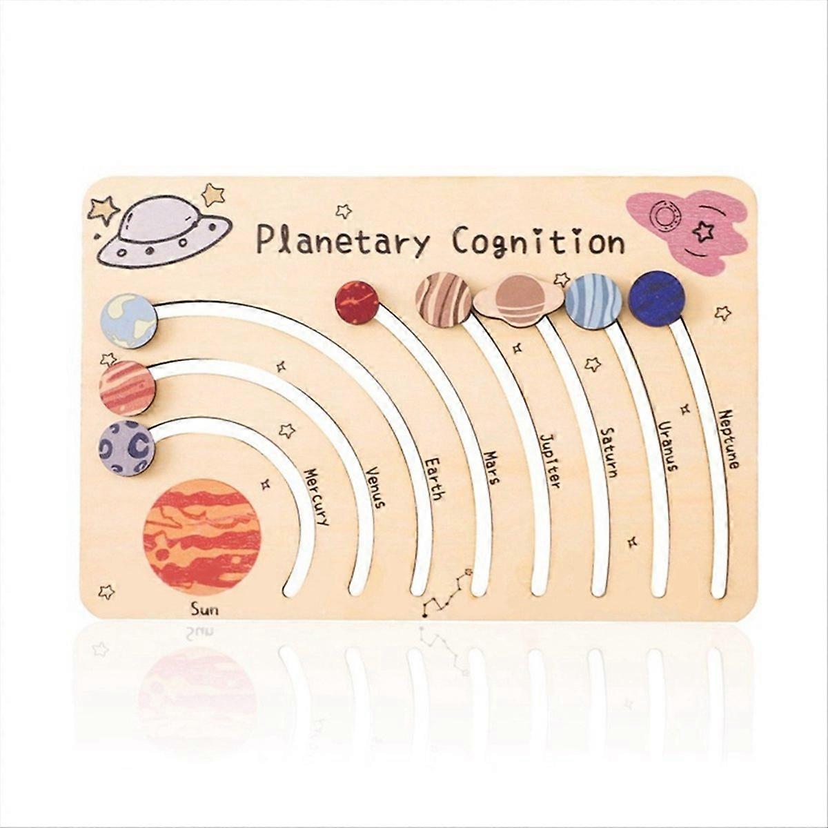 Wooden Galaxy Cognition Playboard Learning Interactive Game Toys