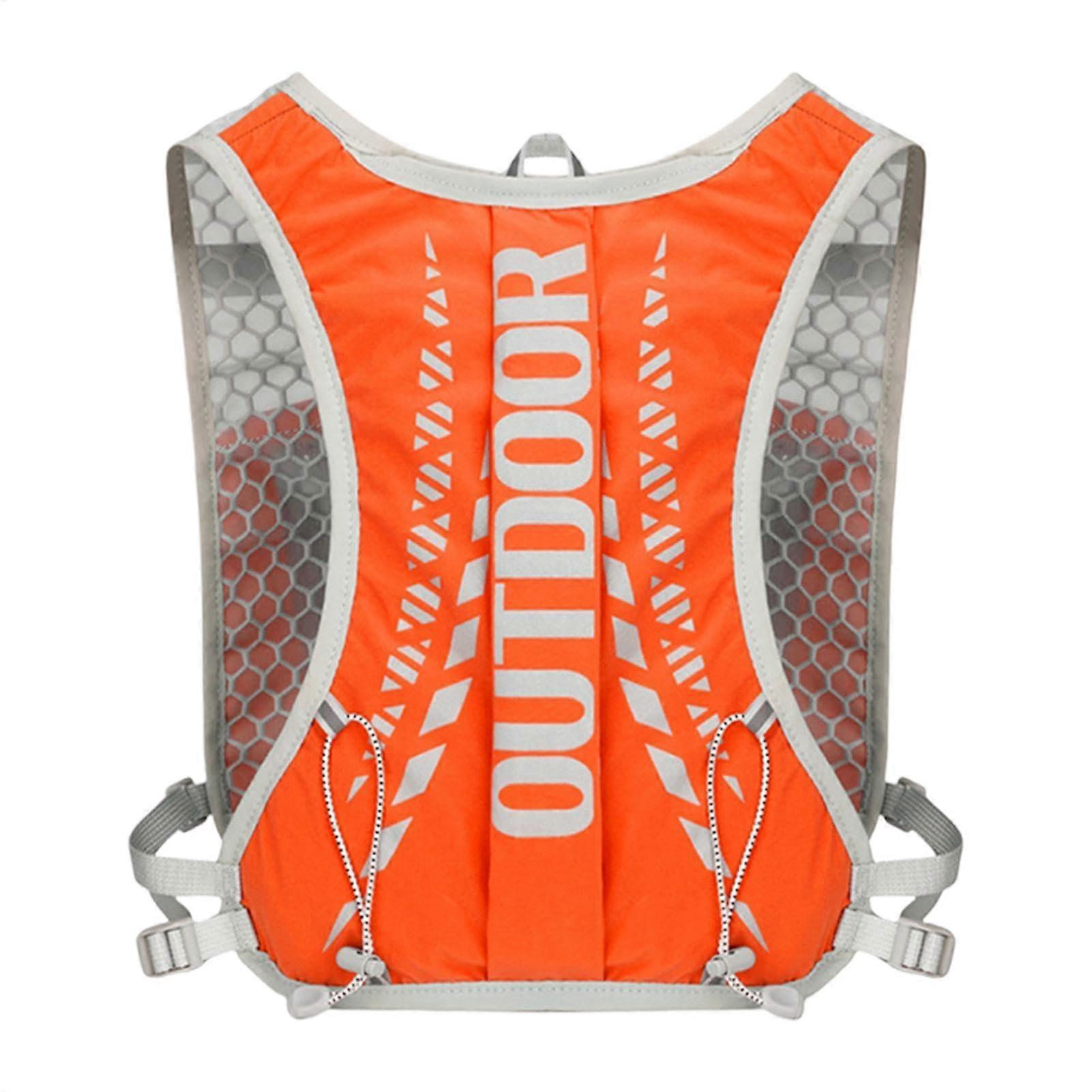 Hydration Backpack 5L Lightweight Running Vest with Breathable Mesh and Reflective Safety Strips