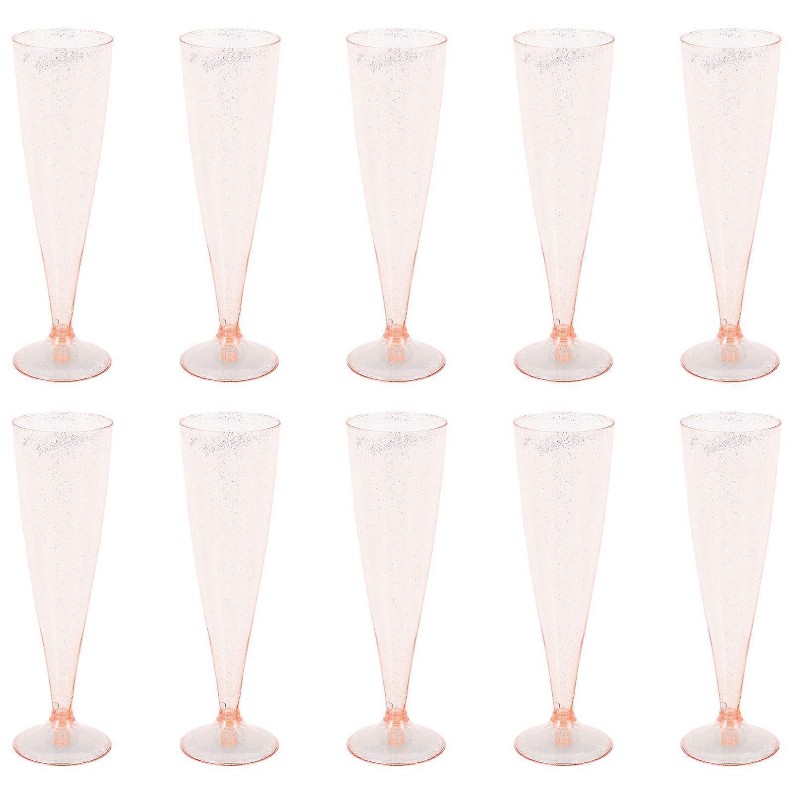 10Pcs Rosy Flutes for Party Use