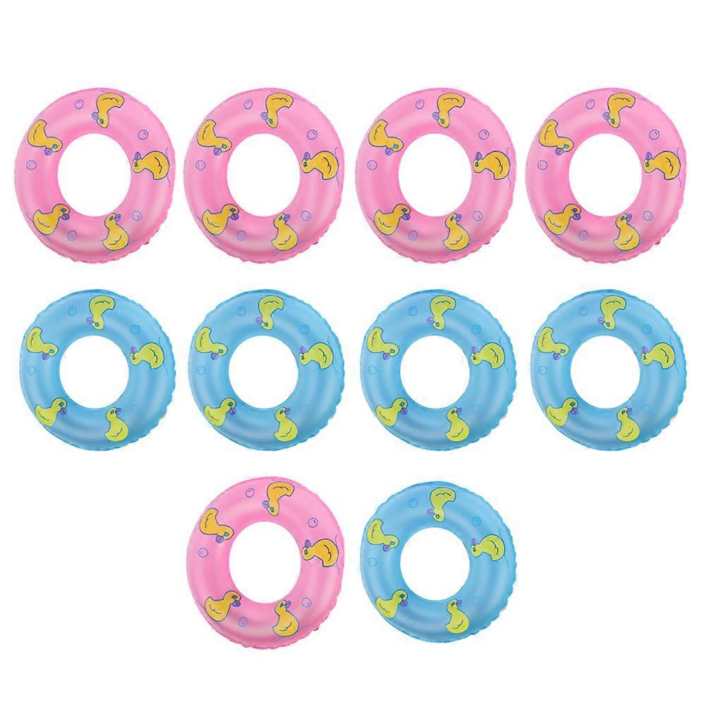 Float Ring Mini Swimming Ring for 10Pcs Kids Swimming Pool Toy