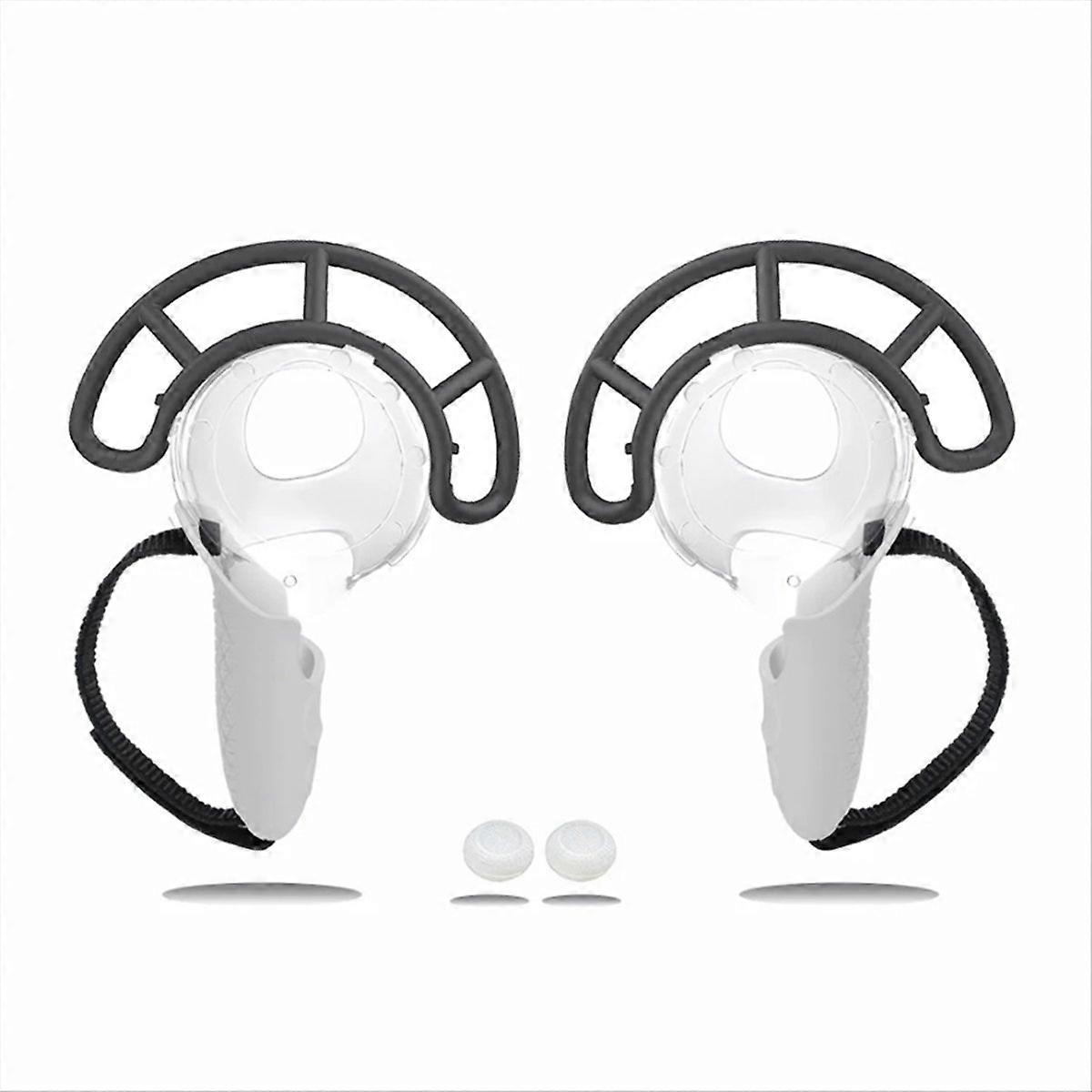 For Quest 3 Controller Gaming VR Accessories Extended Case White