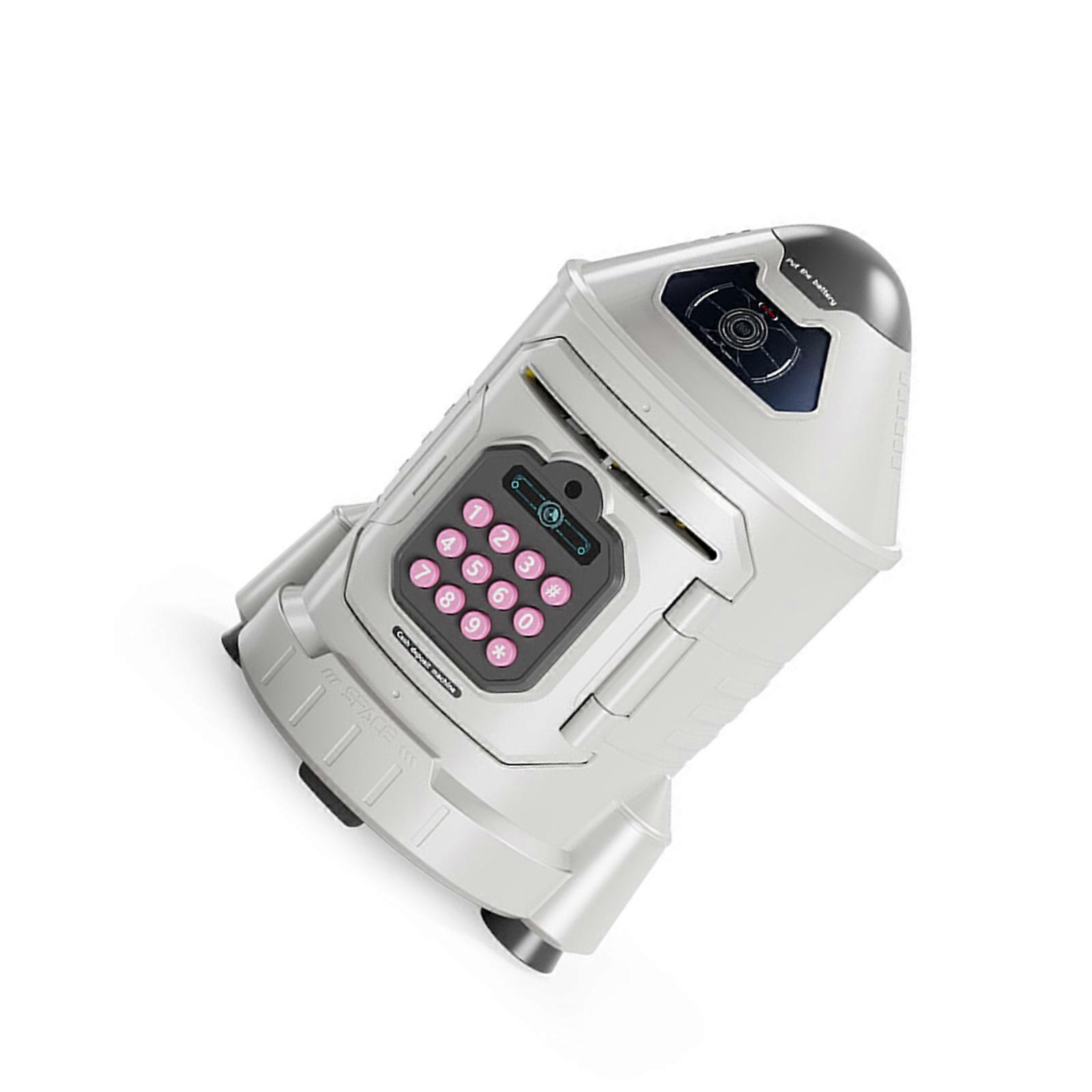 Automatic Rolling Money Storage Unit For Kids With Code Setting And Recognition Functions  Pink
