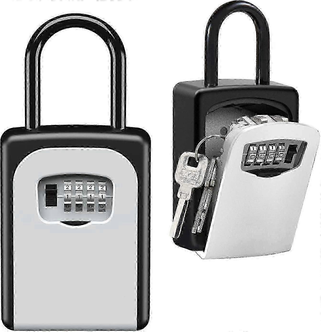Key Safe With Number Code Key Box With Code, Key Safe Outdoor Hiding Key Well QYSLV