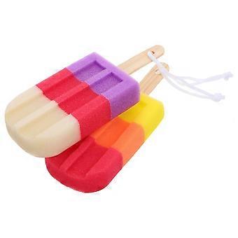 Body Loofahs Bath Sponge for Exfoliating 6Pcs Multi Color Gentle Scrubbing
