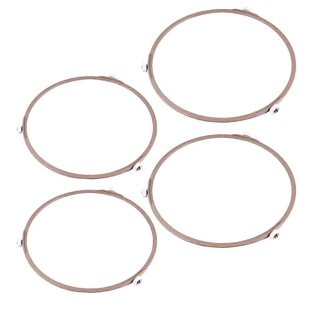 Microwave Turntable Ring for Supporting 4Pcs Coffee Plastic Support Rings
