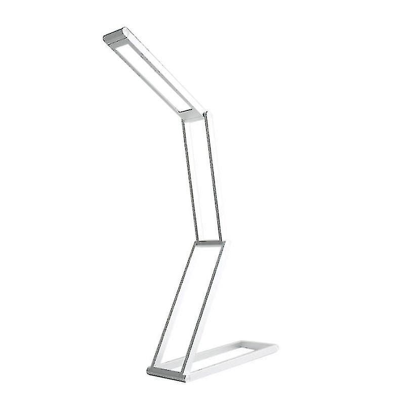 Led Desk Lamp Foldable Dimmable Touch Table Light Folding Led Reading Lights(silver)