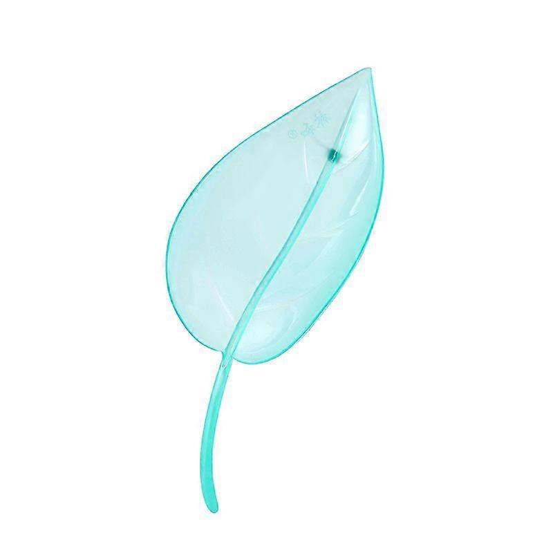Plastic Soap Tray, Leaf-Shaped, Waterfall Self-Draining Suction Holder