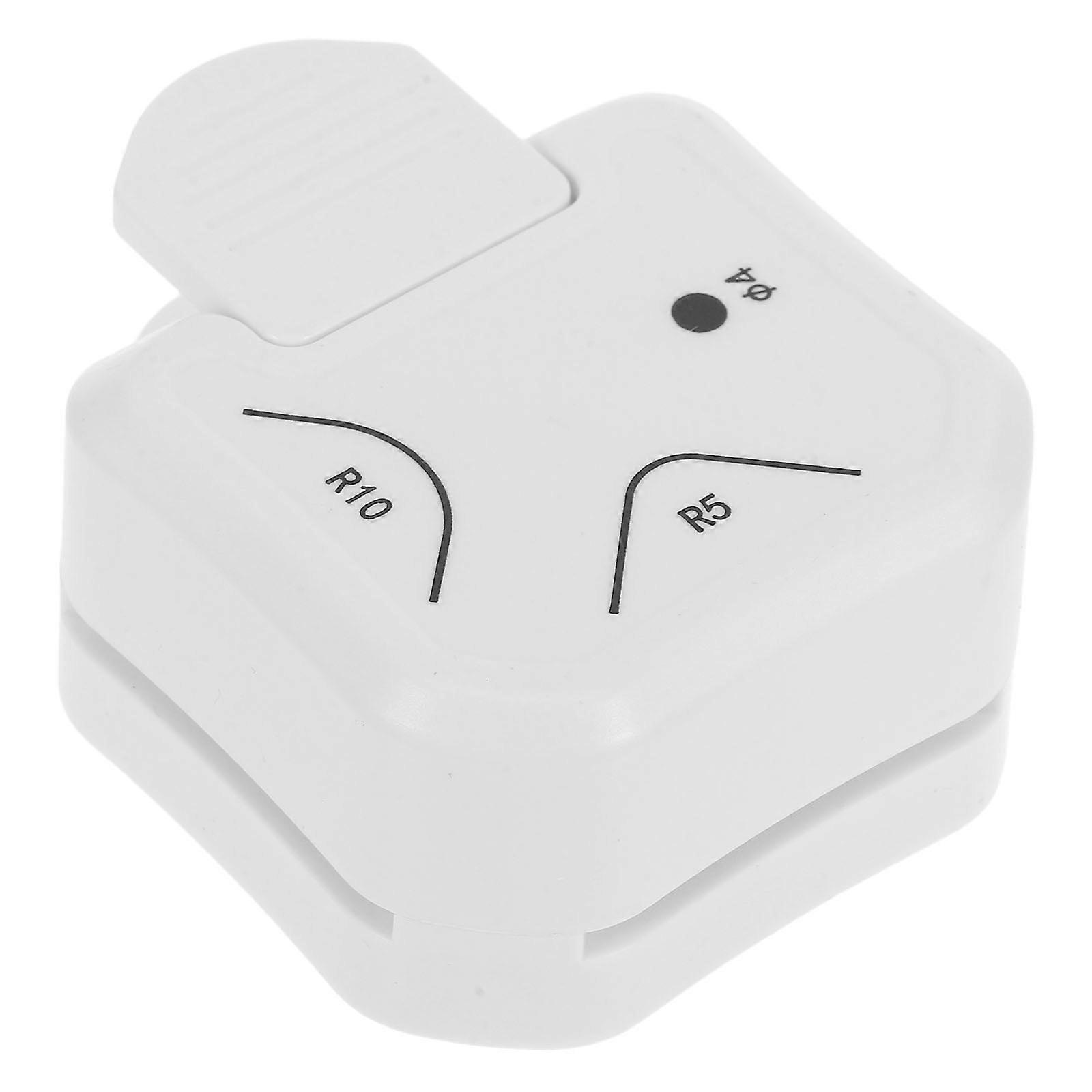 Multifunctional Corner Paper Punch for DIY Projects Craft Tool with White Design