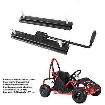 Sliding Slider Kart Strong Strength Go Seat For Fit Seat Adjustable 2PCS Track