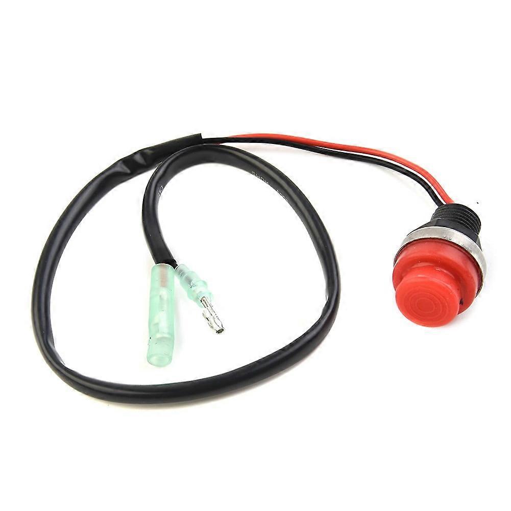 One outboard motor start/stop switch, keyless push-button type, suitable for boats/yachts