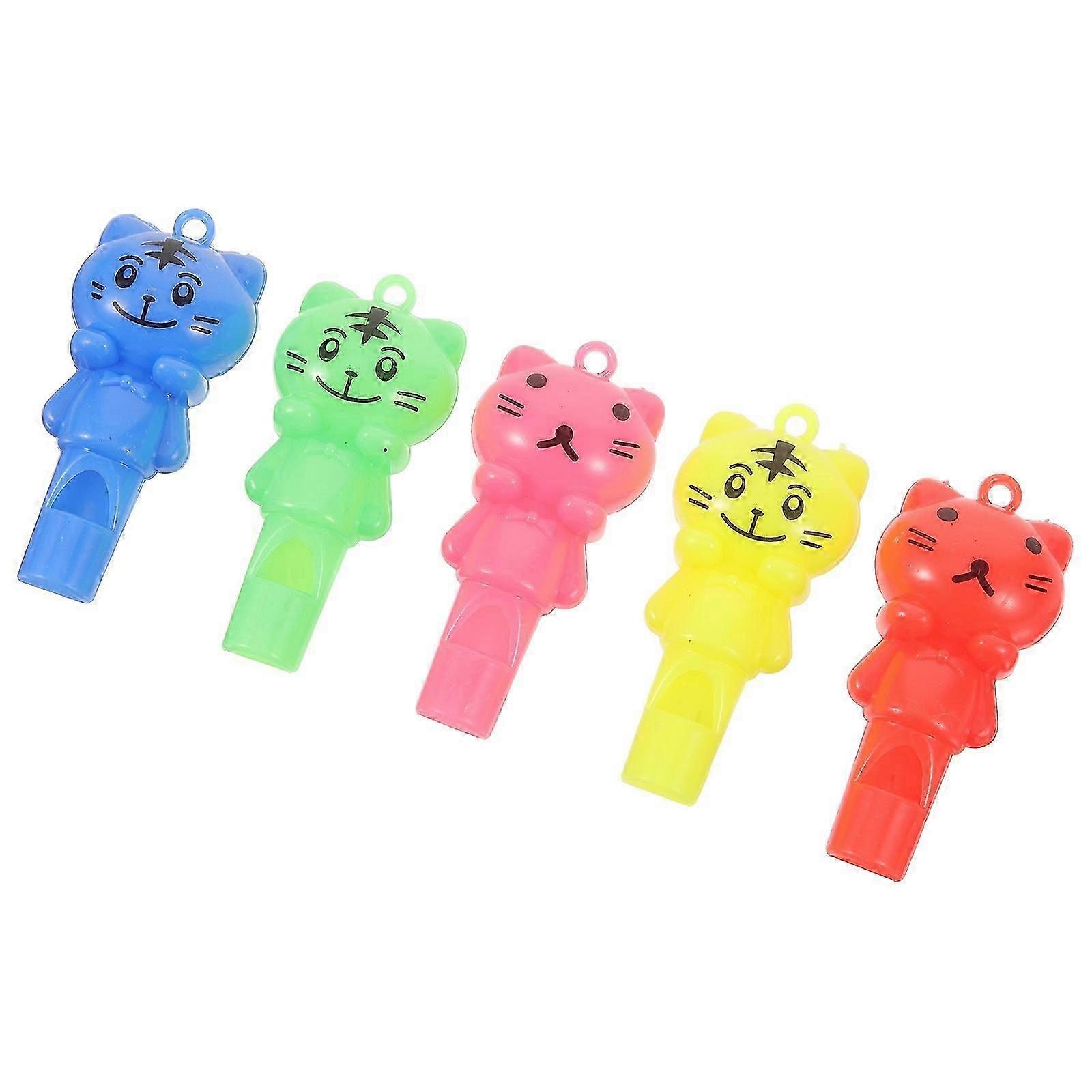 Plastic Referee Whistle | 10Pcs with Lanyard for Training