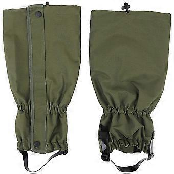 Olive Green Waterproof Leg Gaiters for Skiing 1Pair of Leg Covers