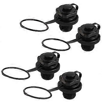 4 PCS Inflatable Kayak Kayak Nozzle Adapters Boston Valve Cap Inflatable Boat Valve Boston Valve Replacement