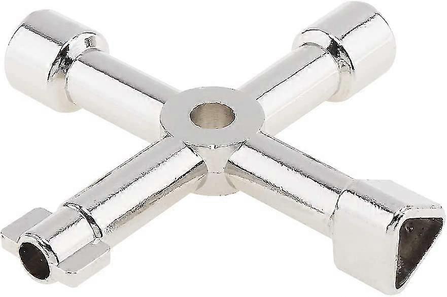 Cross Key Control Cabinet Key, Multi-function Utility Plumbers Key, Cross Switch Key Wrench, Universal Cross Switch Key Control For Train Electr
