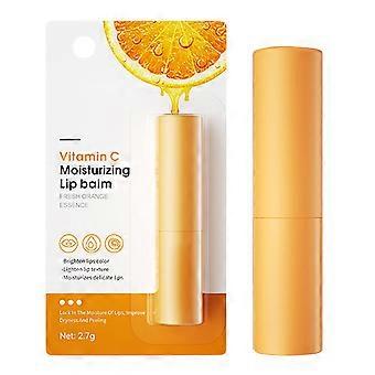 Clear Lip Balm Stick with Natural Fruit Extract for Deep Hydration and Nonsticky Orange Flavor