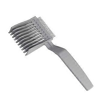 Peines de corte de pelo, peine de posicionamiento curvado profesionalmente, peine de corte de cabello Gradienter Design con diseño ergonómico, peine para barbe en casa