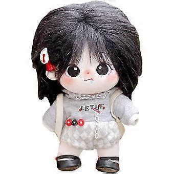 20cm Plush Doll Girl Naked Humanoid Stuffed Body no Attribute 8" Normal Body Dress Up Gifts (a-25-without Skeleton)