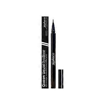 De waterproof vloeibare eyelinerpen vlekt niet en heeft een soepele punt waarmee je een strakke en vloeiende eyelinerlijn kunt tekenen.