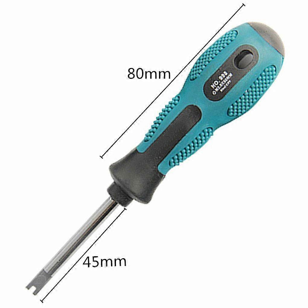 4-piece screwdriver set, U-shaped fork magnetic flathead screwdriver tips