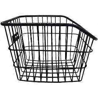 Durable Metal Bike Basket Rear Convenient Cycling Accessory 1Set
