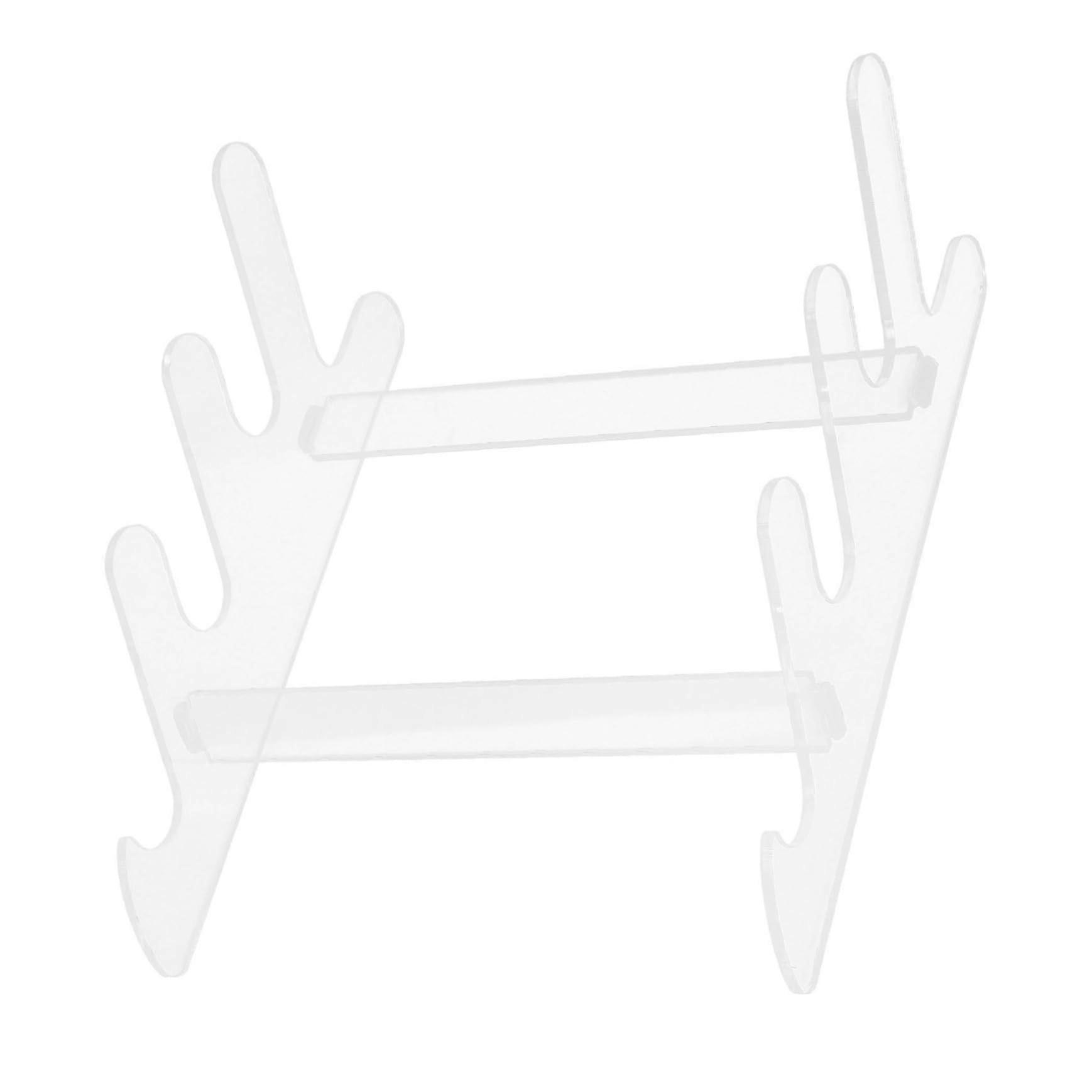 Clear Acrylic Keyboard Stand for Desk, SpaceSaving Mechanical Keyboard Riser with Storage