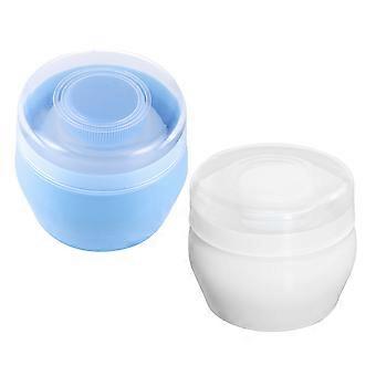 Plastic Baby Powder Puff Box for Baby Care 10Pcs with Assorted Color