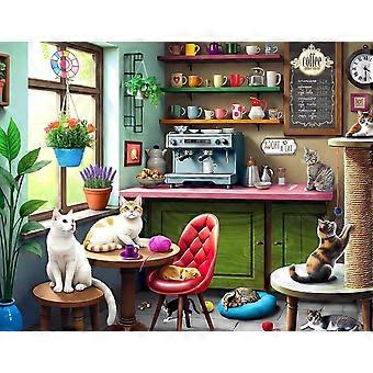 Cat Cafe Jigsaw Puzzle for Adults SQZ1329