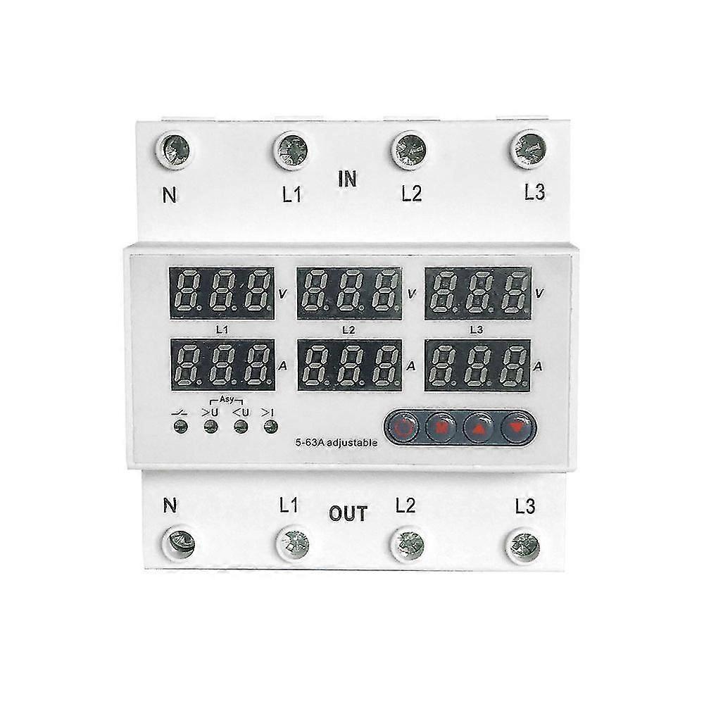 3-phase Four-wire Over And Under Voltage Protector 63aJJ