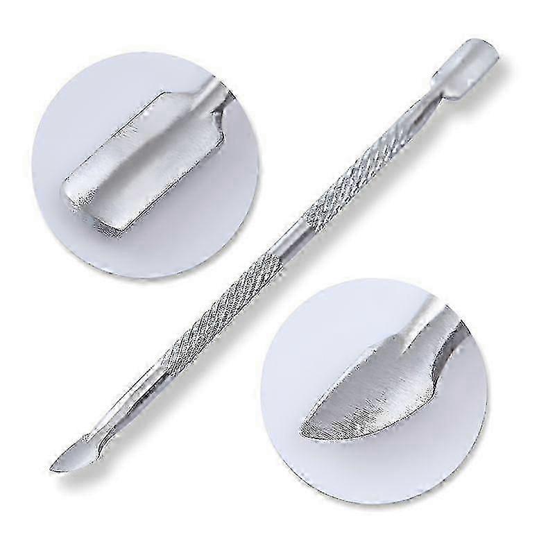 Cuticle Pusher Silver 2 in 1