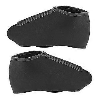 Roller skate covers, NeoprenSchutz, for children, adults, warm, 1 pair black large
