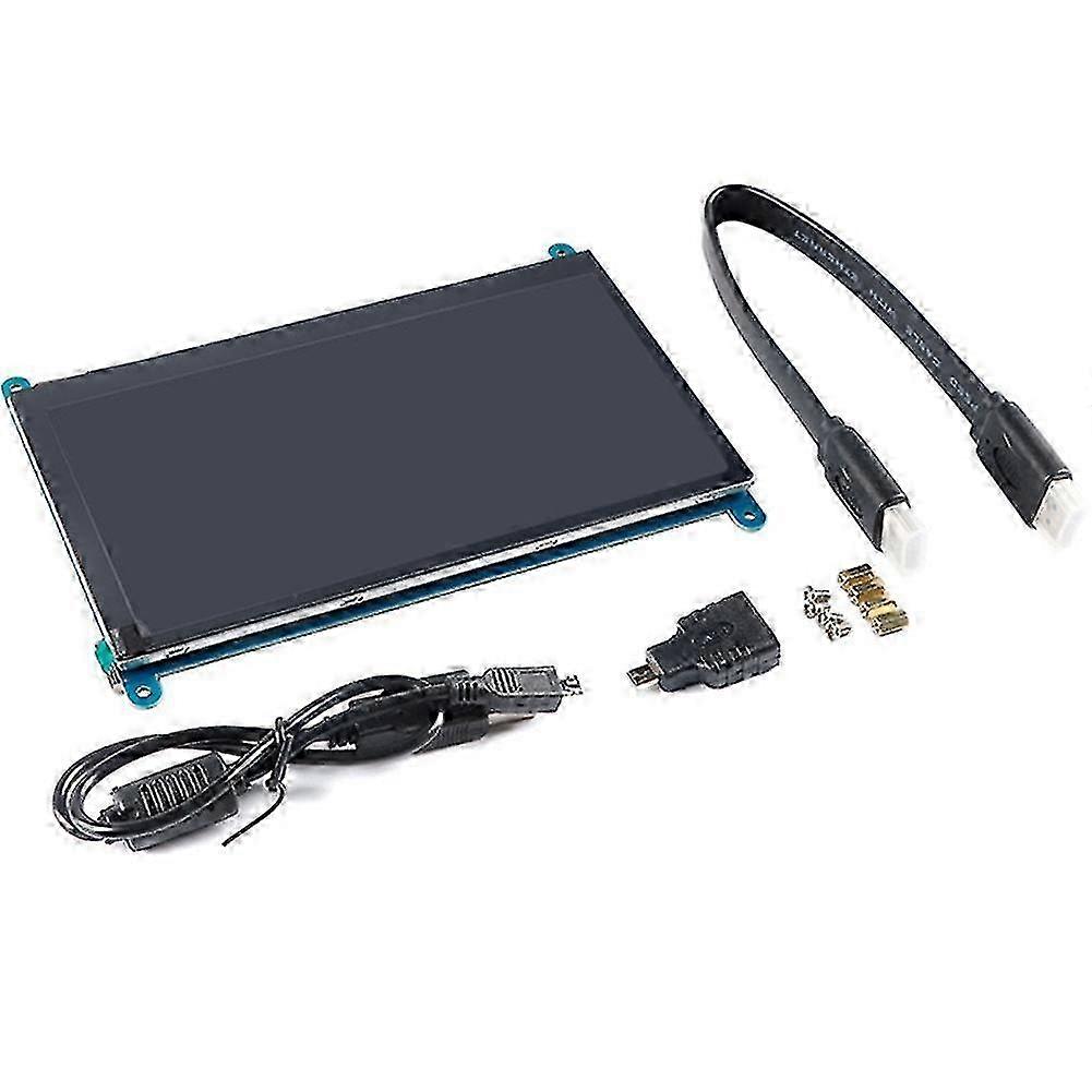 7 Inch 1024x600 Portable Touch Display, Capacitive Touch, Compatible with Raspberry Pi